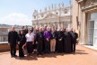 Previous visit to Rome, with c_of_e Liturgical Commission, on roof of Papal apartments