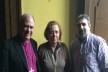 Graham Kings with Prof Sandra Mazzolini & Dr Gioacchino Campese of Urbaniana University on 28 Jan, 2016