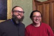 Dr James Harding of St Mellitus College with Dr Robert Oh