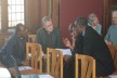 The Revd Dr Griphus Gakuru discusses his paper with audience members