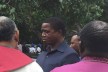 The President of #Zambia greeting Archbishops, Bishops and Clergy after the Eucharist opening the Anglican Consultive Council, Lusaka Cathedral.