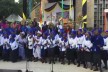 Singers from the Anglican Church in Zimbabwe outside ‪‎Lusaka‬ Cathedral this afternoon.
