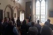 Canon Vernon White, Canon Theologian at the Abbey, welcomes the attendees