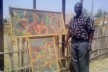 Hilary Garang, Bishop of Malakal, artist and theologian  Feb 2012, Malakal, South Sudan 