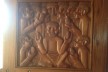 A carving of the feeding of the 5,000 from St Andrew's College, Kabare, Kenya, by Benson Ndaka