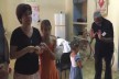 Bishop Graham gave greetings at the Episcopal Church in Matanzas, Cuba, the first Protestant church in that town, built originally in the 1880s. Here, the parish priest, Tulia Sanchez, explains the development and growth of the church.