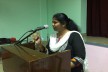 Rev Hema Latha John moderating at the MTA Conference, Bangalore