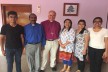 Bishop Graham with  Chhungi Hrangthan & family: husband Jeremiah Anderson, daughters Joanne & Suzann