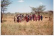 Turkana people walk 25 miles to get confirmed in Isiolo, Kenya, June 1985