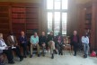 Attendees at the Mission Theology in the Anglican Communion seminar by Professor John Mbiti ask questions following the seminar