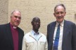 Professor Mbiti with Bishop Graham Kings and Professor David Ford