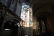Blaze of light in Durham Cathedral during the launch of Talking Jesus at Durham Cathedral
