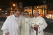 Bishop Graham at Recife Cathedral. With the Bishop of Recife, João Peixoto (left), and Dean of the Cathedral, Gustavo Oliveira, after the service.