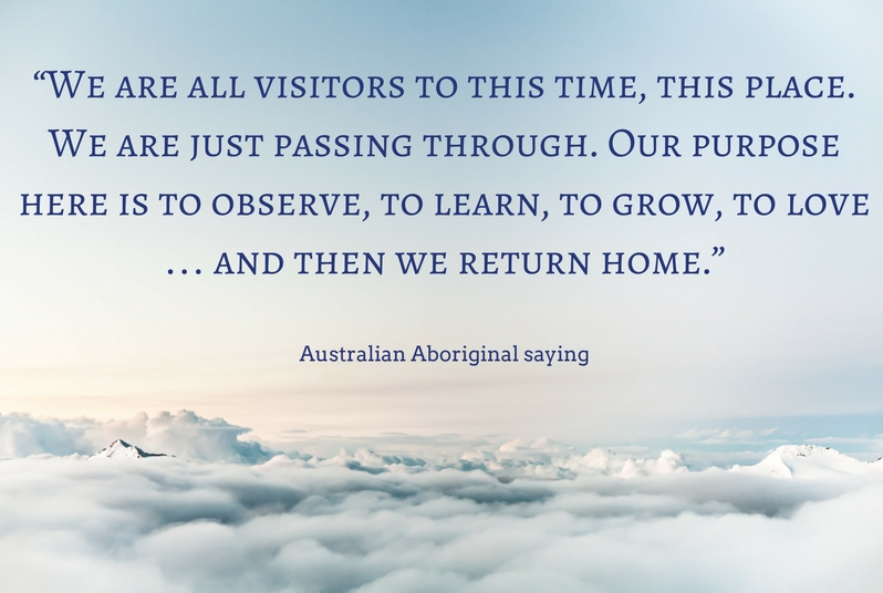 Australian Aboriginal saying